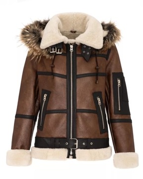 Kożuch damski pilotka Misza - 2XL