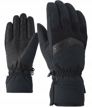 Rękawice narciarskie ZIENER GABINO black roz. 9