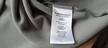 Размер флисовой толстовки PEAK PERFORMANCE FORT ZIP XXL