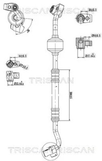 901016024 шланг кондиционера ford ecosport 1.0 13- triscan Цена, фото thumb