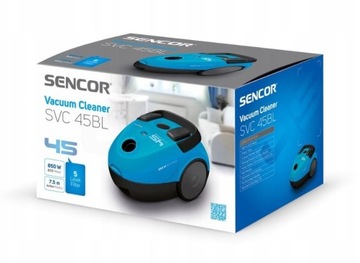 Компактный мешок-пылесос Sencor 850W ECO Blue