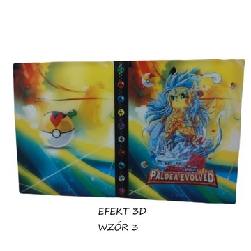 KARTY POKEMON NOWA SERIA SCARLET VIOLET 60SZT + GRATIS ALBUM 240 EFEKT 3D
