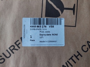 фото thumb №5, Планка - кришка тунелю - audi q8 - 4m8 - нова