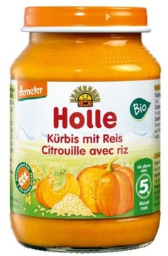 Holle Dynia z ryżem eko 190g