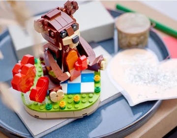 LEGO 40462 МЕДВЕДЬ ПОДАРОК ​​НА ДЕНЬ ВАЛЕНТИНА РОЗЫ ЦВЕТЫ НОВИНКА