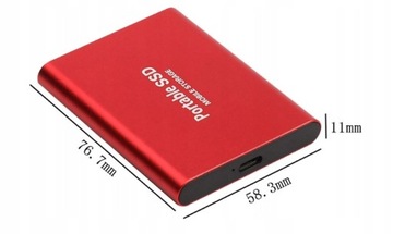 Мини внешний портативный жесткий диск SSD