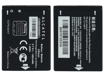 ОРИГИНАЛЬНЫЙ АККУМУЛЯТОР ALCATEL CAB0400000C1 OneTouch 103 103A 105 105A OT-2012D