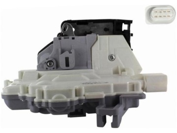 фото thumb №1, Замок дверь левый зад skoda superb ii mk2 08-15 audi q7 4l 06-15