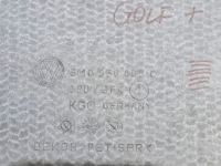 фото thumb №9, Vw golf plus 5m0 підлога покриття  багажника 5m0858855c