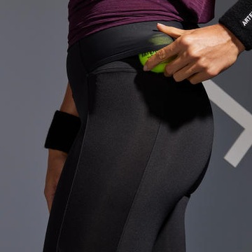 Krótkie legginsy do tenisa damskie Artengo roz.XS