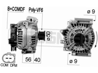 фото thumb №2, Генератор mercedes класс s w220 3.2 clk c209 2.1 класс clc cl203 2.1