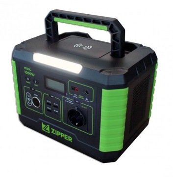 Powerbank Stacja zasilania 999 Wh 230 V Zipper led