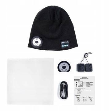 CZAPKA SŁUCHAWKI BLUETOOTH 5.0 CZAPKA ZIMOWA MUSIC