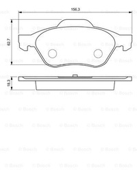 фото thumb №2, Тормозные диски тормозные колодки перед bosch renault twingo ii