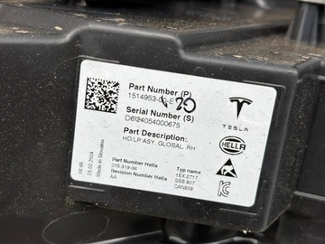 фото thumb №10, Tesla модель y лампа права ліва перед ідеал повний led 2024r. 1514952 1514953