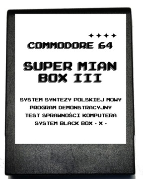 SUPER MIAN BOX 3 Commodore 64 128 - клон Black Box 8
