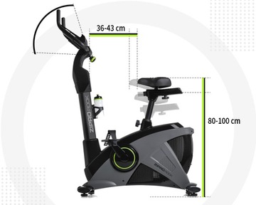 Rower Stacjonarny Rowerek Treningowy USB + Bluetooth iConsole Kinomap Zipro