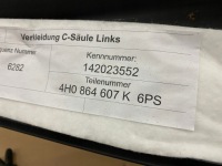 Audi a8 4h d4 молдинг порог левая задняя подсвеченная Доставка, фото thumb