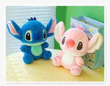 Плюшевая игрушка Stitch, 25 см, кроличья шерсть, кукла KT Cat, популярный кулон