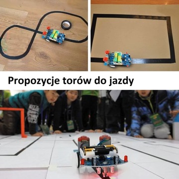 Robot jeżdżący po linii Line follower nauka lutowania