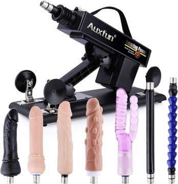 Auxfun sex maszyna 7 akcesoriów złącze 3XLR