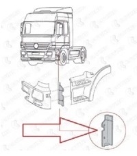 фото thumb №2, Кронштейн захист бампера ліва mercedes actros mp2