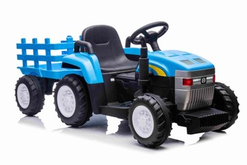 Электротрактор New Holland с прицепом