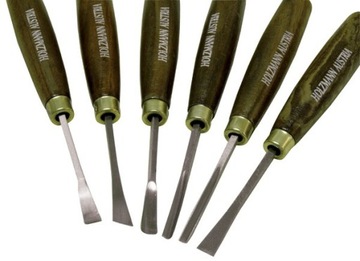 Стамески для резьбы Holzmann 6 шт SCH6TLG