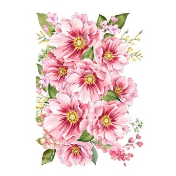 KWIATY ROŚLINNE 35,00X25,00X0,10CM