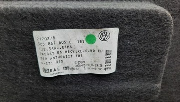 фото thumb №7, Vw passat b6 оббивка кришки багажника зад sedan