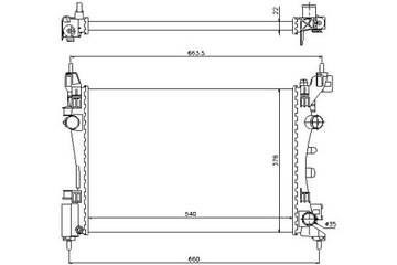 фото thumb №12, Радіаторів двигуна nissens 61918 1300279