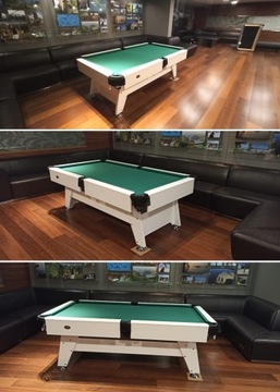7FT Stół Bilardowy Radley Vintage Pool Biały