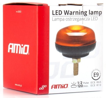 LAMPA BŁYSKOWA OSTRZEGAWCZA KOGUT 18xLED 12-24V E9