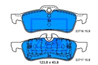 фото thumb №2, Гальмівні колодки гальмівні mini задня cooper one 01-07 ate