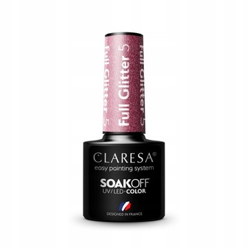 Лак для ногтей Claresa Hybrid Glitter FULL GLITTER 5