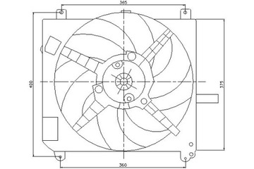 фото thumb №12, Вентилятор радиатор fiat bravo 95- 1.8 i 16v