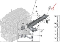 Датчик давления наддува двигателя bmw x5 g05 m50dx 13628575484 Цена, фото thumb