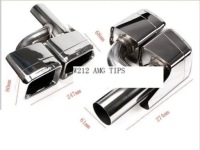 фото thumb №8, Наконечники mercedes w221 зразок amg подвійний