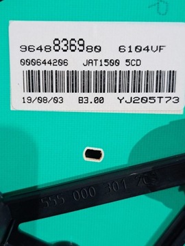 фото thumb №6, Спидометр peugeot 206 sw 2.0 hdi 9648836980 европа