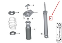 Купити Mini countryman f60 задній shock абсорбер 6867218 33526867218, фото thumb