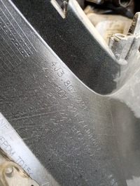 фото thumb №14, 4j3807221 бампер перед audi e-tron gt rs 4j3 2021- чорний