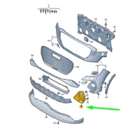 фото thumb №1, Audi q4 e-tron передняя часть правый air guide решётка 89a8076829b9 original
