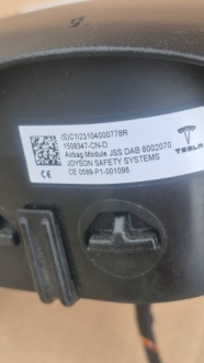 фото thumb №5, Подушка водителя оригинальная air bag водителя оригинал tesla 3 рестайлинг