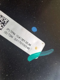 Молдинг дах wzdłużna 1041361-00-m tesla model x з датчиком 15- Зі Шроту, фото thumb