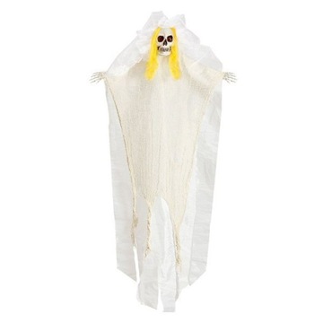 DEKORACJA SZKIELET PANNA MŁODA ŚWIECĄCY HALLOWEEN