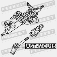 Wał привідний нижній febest ast-mcu15 в Україні, фото thumb