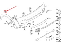 фото thumb №8, Mini cabrio r57 задний левый подкрылок, молдинг gruntowana 51777216069оригинальная