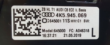 фото thumb №13, Левая лампа задняя audi a6 s6 c8 v 5 4k5945069 led