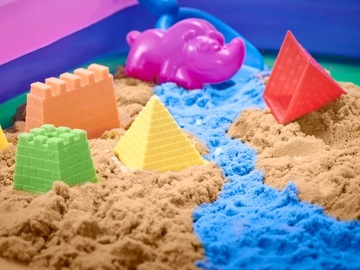 BibiMoon Kinetic Sand 4 кг НАБОР ПЕСОЧНЫХ ЯЩИКОВ ФОРМЫ