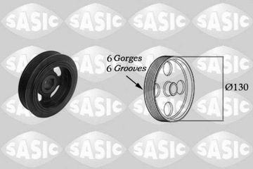 фото thumb №1, Sasic 2156048 колесо ременное, wał коленчатый